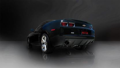 Corsa Performance 10-14 Chevrolet Camaro Coupe SS 6.2L V8 Auto Black Sport Cat-Back + XO