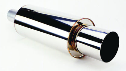 HKS Universal SS Hi-Power Muffler (120mm Tip / 75mm Piping)