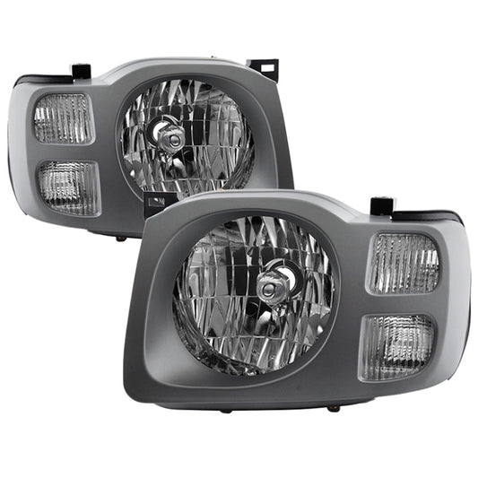 SPYDER xTune Nissan Xterra SE 02-04 OEM Style Headlights - Chrome HD-JH-NXT02-C 9035647