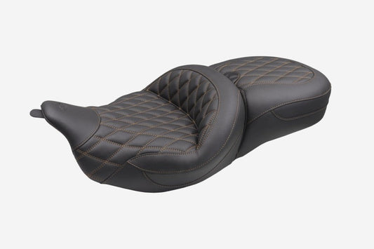 Mustang 08-25 Harley FL Touring Rd King Sp, Rd Glide Ltd, Dble Diamond Super Touring - Black/T