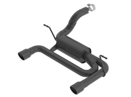 Borla 2018 Jeep Wrangler JL/JLU 3.6L 2DR/4DR S-Type SS Axle Back Black Coated Exhaust w/3.5in Tips 11956CB