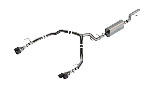 Borla 21-22 Chevrolet Tahoe 5.3L V8 2/4WD 4DR 3in/2.75in Touring Cat-Back Exhaust -Carbon Fiber Tips 140856CF