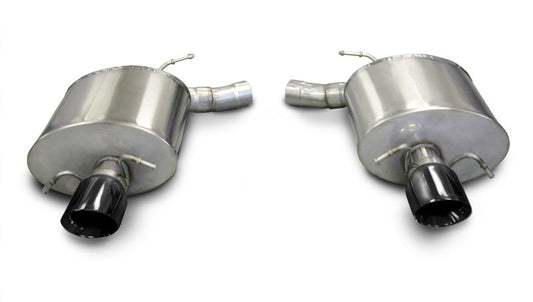 Corsa Performance 09-13 Cadillac CTS Sedan V 6.2L V8 Black Sport Axle-Back Exhaust
