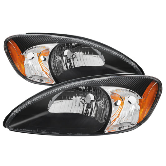 SPYDER Xtune Ford TaurUS 2000-2007 Crystal Headlights Black HD-JH-FTA00-AM-BK 9024740