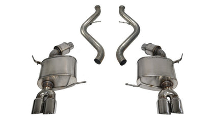 Corsa Performance 08-12 BMW M3 Convertible E93 Polished Sport Cat-Back Exhaust