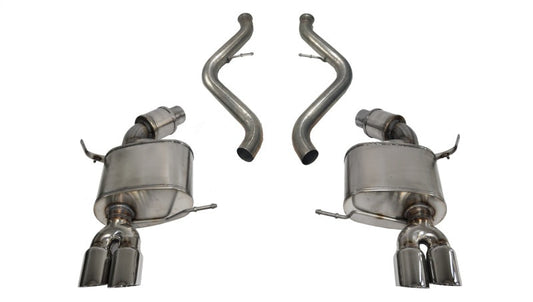 Corsa Performance 08-12 BMW M3 Convertible E93 Polished Sport Cat-Back Exhaust