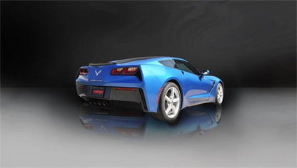 Corsa Performance 2015 Chevy Corvette Z06 3" Axle Back Exhaust, Black Quad 4.5" Tips