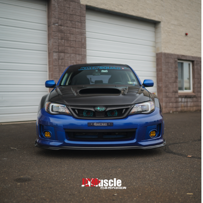 JDMuscle [08-14 WRX/STI] Carbon Fiber Hood V3 w/ Heat Extract