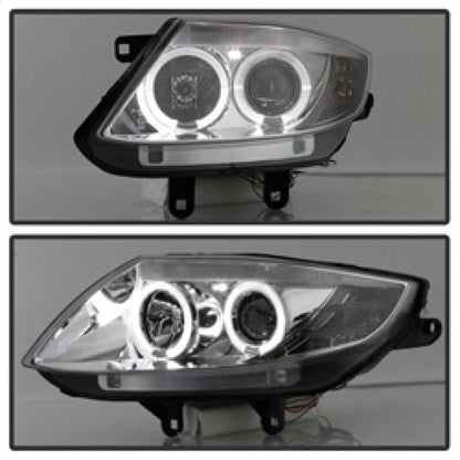 Spyder BMW Z4 03-08 Projector Headlights Halogen Model Only - LED Halo Black PRO-YD-BMWZ403-HL-BK 5029072