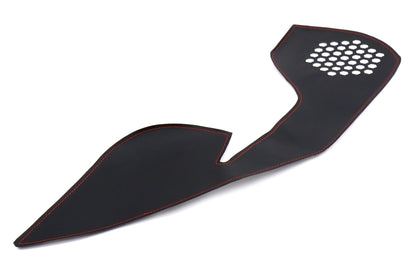 OLM Leather Look Kick Guard Protection Set with Red Stitching (Non HK Equipped) - 2015-2021 Subaru WRX / STI