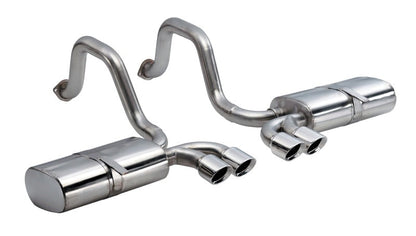 Corsa Performance 97-04 Chevrolet Corvette C5 Z06 5.7L V8 Polished Sport Axle-Back