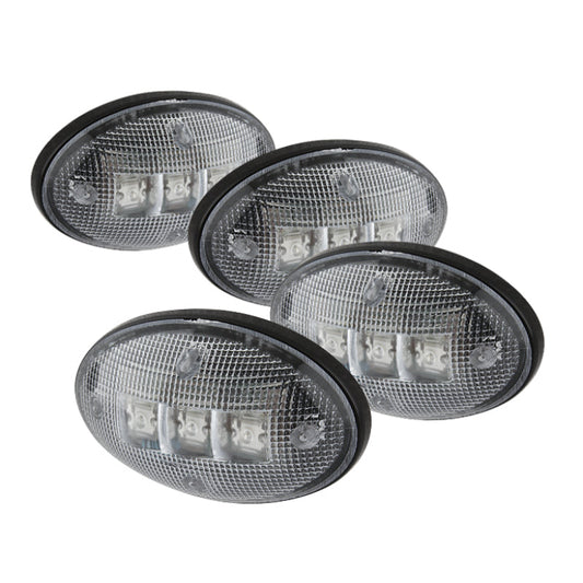SPYDER Xtune Ford Superduty F250-F550 99-10 Dually Fender LED Side Fender Lights Clear ACC-LED-FDSD99-SL-C 9924651