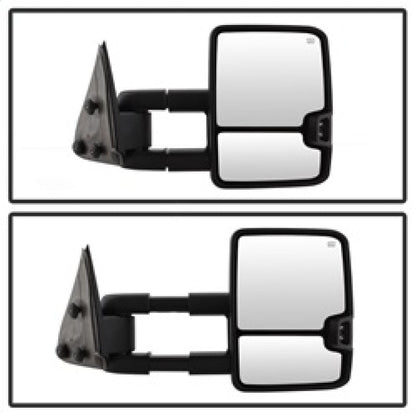 SPYDER xTune Chevy Silverado 03-06 Heated Amber Signal Telescoping Mirrors Chrome MIR-CS03S-G3C-PWH-AM-SET 9936753