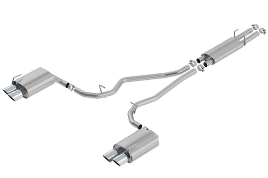 Borla 2020 Ford Explorer ST 3.0L V6 2.25in S-type Exhaust - Chrome Tips 140820