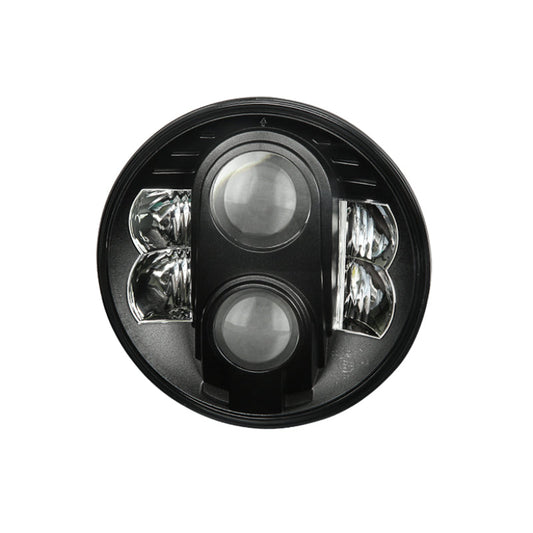 SPYDER Xtune Round SeaLED Beam 7 Inch LED Headlights ( High/Low Beam ) Black PRO-JH-7RLED-HL-BK 9026782