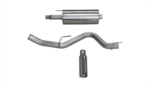 Corsa Performance 15-17 Ford F-150 5.0L V8 Cat-Back Single Side Exit w/ 4.0in Polished