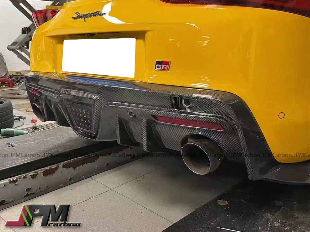 DP Style Carbon Fiber Rear Replacement Diffuser Fits For 2019-2025 Toyota GR Supra A90 A91 Only