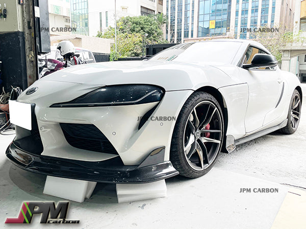 HR Style Carbon Fiber Front Lip Fits For 2019-2023 Toyota GR Supra A90 A91 Only