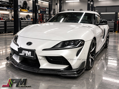 [JPMCarbon] MX Style Carbon Fiber Front Lip Fits For 2019-2026 Toyota GR Supra A90 A91 Only