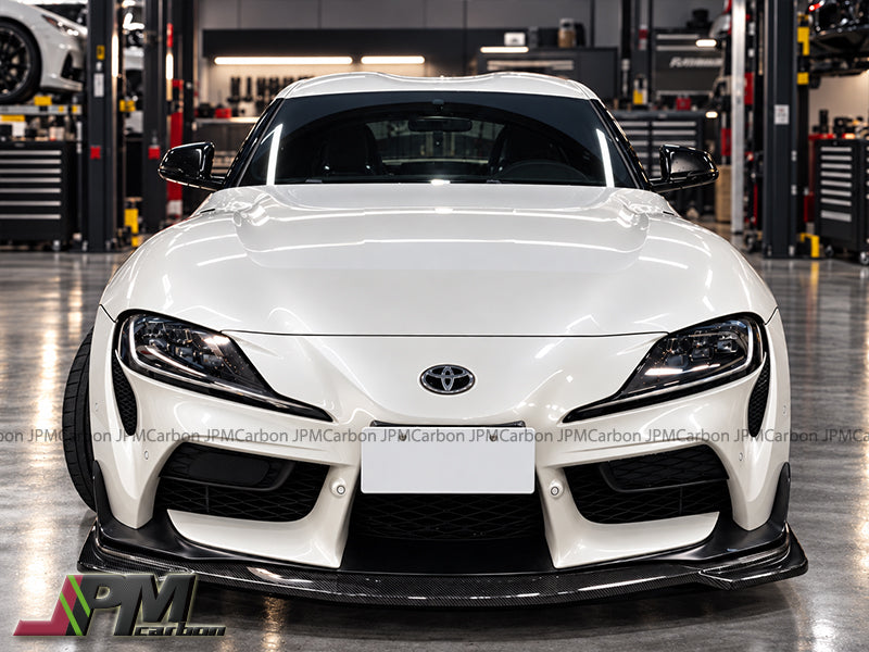 [JPMCarbon] MX Style Carbon Fiber Front Lip Fits For 2019-2026 Toyota GR Supra A90 A91 Only