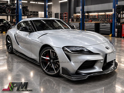 [JPMCarbon] MX Style Carbon Fiber Front Lip Fits For 2019-2026 Toyota GR Supra A90 A91 Only