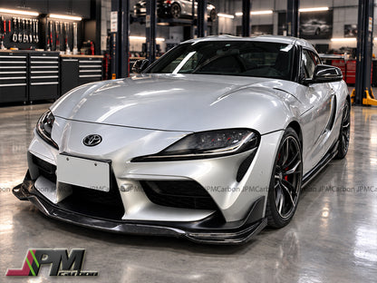 [JPMCarbon] MX Style Carbon Fiber Front Lip Fits For 2019-2026 Toyota GR Supra A90 A91 Only