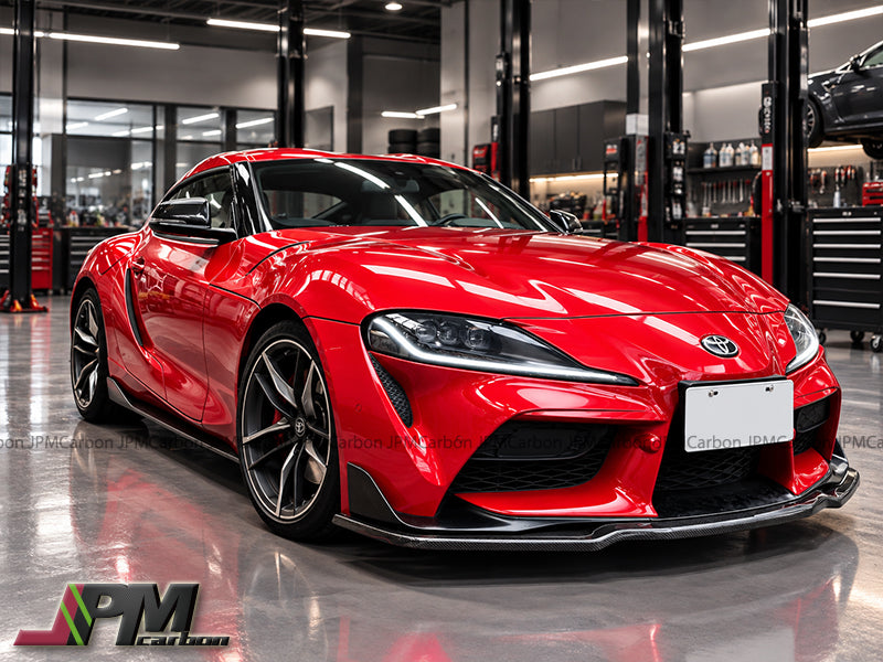 [JPMCarbon] MX2 Style Carbon Fiber Front Add-on Lip Fits For 2019-2026 Toyota GR Supra A90 A91