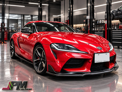 [JPMCarbon] MX2 Style Carbon Fiber Front Add-on Lip Fits For 2019-2026 Toyota GR Supra A90 A91