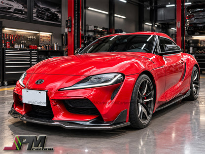 [JPMCarbon] MX2 Style Carbon Fiber Front Add-on Lip Fits For 2019-2026 Toyota GR Supra A90 A91