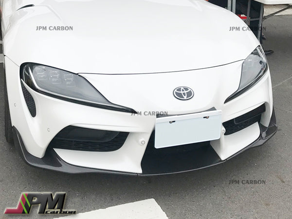 [JPMCarbon] OEM Style Carbon Fiber Front Lip + Side Skirts tims Fits For 2019-2026 Toyota GR Supra A90 A91 Only