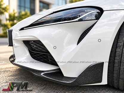 [JPMCarbon] OEM Style Carbon Fiber Front Lip Fits For 2019-2026 Toyota GR Supra A90 A91 Only