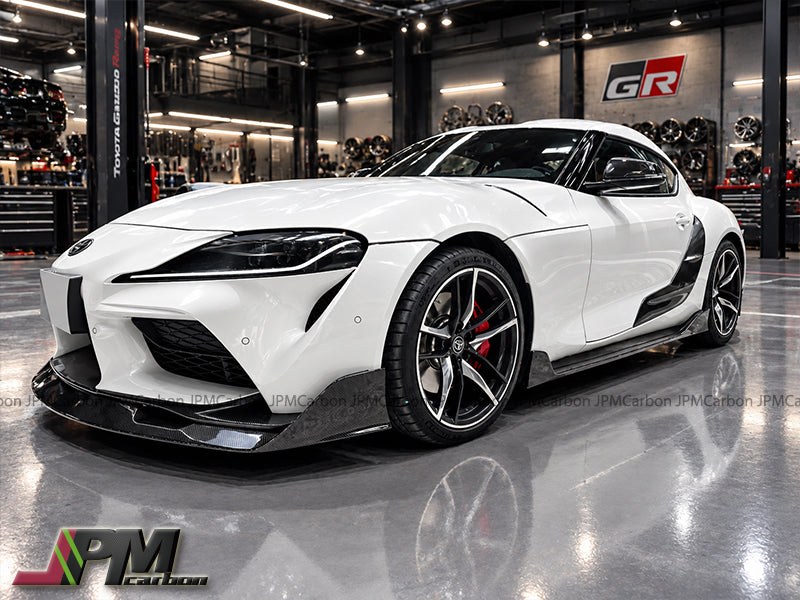 [JPMCarbon] AG Style Carbon Fiber Side Skirt Expansion Lips for FOR 2019-2026 Toyota GR Supra A90 A91