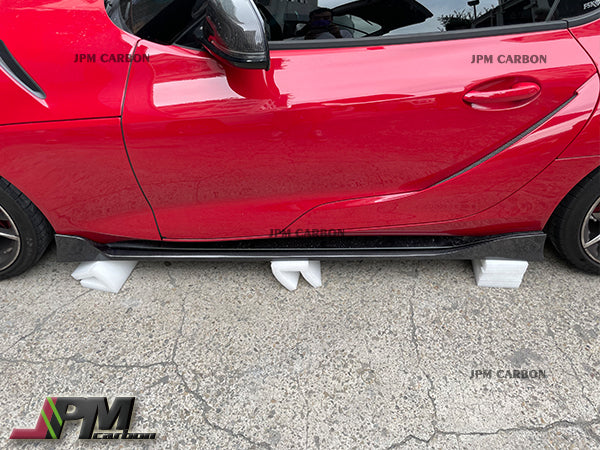 [JPMCarbon] AG Style Carbon Fiber Front Lip + Side Skirts + Rear Splitter Fits For 2019-2026 Toyota GR Supra A90 A91 Only
