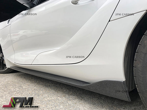 [JPMCarbon] OEM Style Carbon Fiber Front Lip + Side Skirts tims Fits For 2019-2026 Toyota GR Supra A90 A91 Only