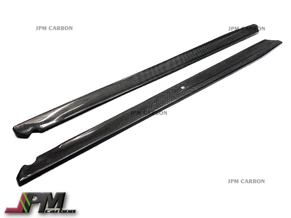 JPM R1 Carbon Fiber Side Skirt Expansion Lips for FOR 2019-2023 Toyota GR Supra A90 A91