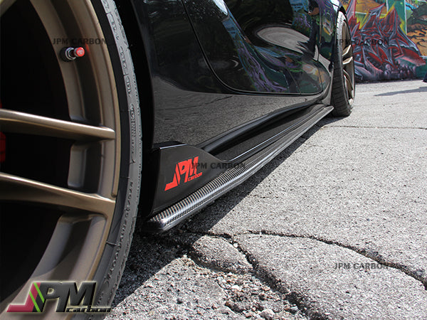 [JPMCarbon] AT Style Carbon Fiber Front Lip + R2 Style Side Skirts Lip Fits For 2019-2026 Toyota GR Supra A90 A91 Only