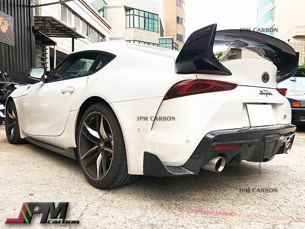 SH Style Carbon Fiber Trunk Spoiler Fits For 2019-2023 Toyota GR Supra A90 A91 Only