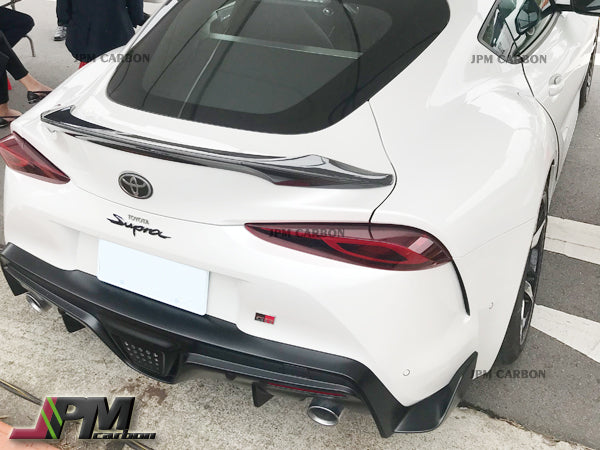 TR Style Carbon Fiber Trunk Spoiler Fits For 2019-2024 Toyota GR Supra A90 A91 Only