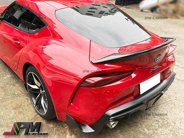TR Style Carbon Fiber Trunk Spoiler Fits For 2019-2024 Toyota GR Supra A90 A91 Only