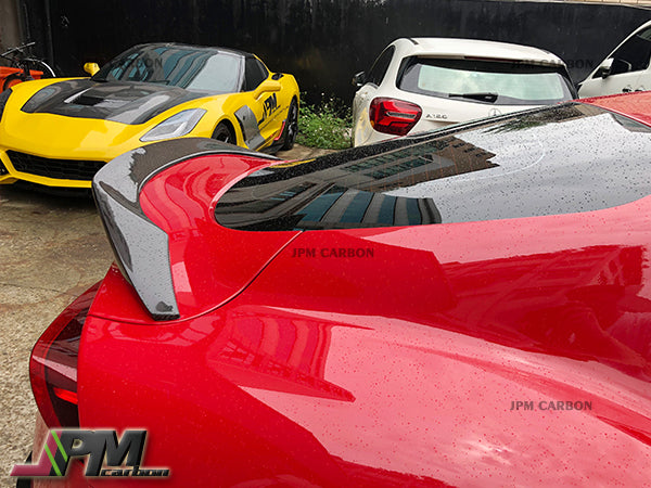 TR Style Carbon Fiber Trunk Spoiler Fits For 2019-2024 Toyota GR Supra A90 A91 Only
