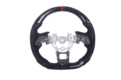 JDMuscle [22-25 WRX] Carbon-Pro Series Steering Wheel compatible w/ MT & CVT