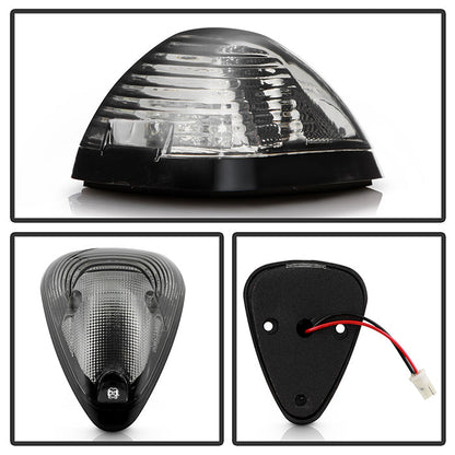 SPYDER xTune Ford SuperDuty F250-F250 99-15 Amber LED Cab Roof lights - Smoke ACC-LED-FDSD99-CR-SM 9924590