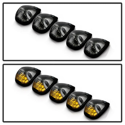 SPYDER xTune Ford SuperDuty F250-F250 99-15 Amber LED Cab Roof lights - Smoke ACC-LED-FDSD99-CR-SM 9924590