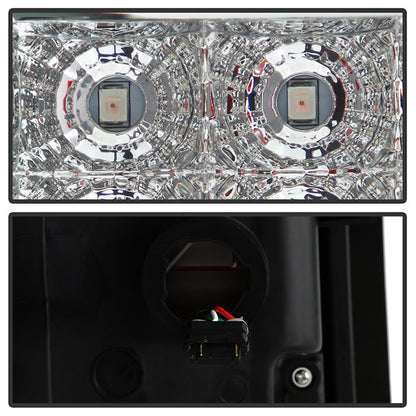 SPYDER xTune 07-13 Chevrolet Silverado 1500/3500 Full LED Tail Lights - Black (ALT-CH-CSIL07-FLED-BK) 9951480