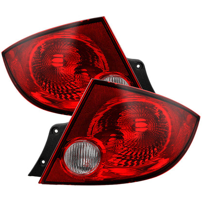 SPYDER xTune 05-10 Chevy Cobalt Sedan OEM Style Tail Lights- OE Red Clear Set (ALT-JH-CCOB05-4D-OE-RC) 9054686