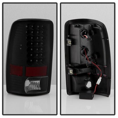 SPYDER xTune 00-06 Chevy Suburban/Tahoe Euro Style Tail Lights - Black Smoke (ALT-JH-CD00-LED-BSM) 9037047