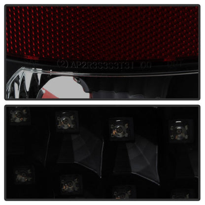 SPYDER xTune 00-06 Chevy Suburban/Tahoe Euro Style Tail Lights - Black Smoke (ALT-JH-CD00-LED-BSM) 9037047