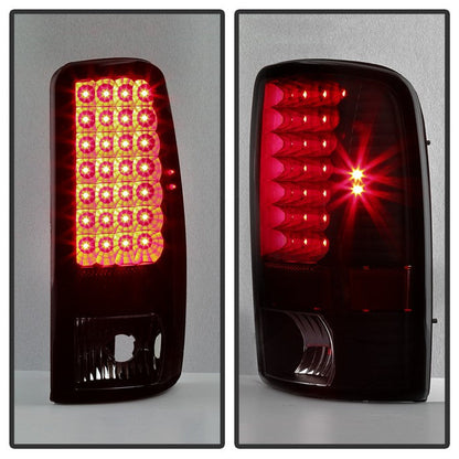 SPYDER xTune 00-06 Chevy Suburban/Tahoe Euro Style Tail Lights - Black Smoke (ALT-JH-CD00-LED-BSM) 9037047