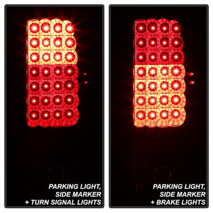 SPYDER xTune 00-06 Chevy Suburban/Tahoe Euro Style Tail Lights - Black Smoke (ALT-JH-CD00-LED-BSM) 9037047