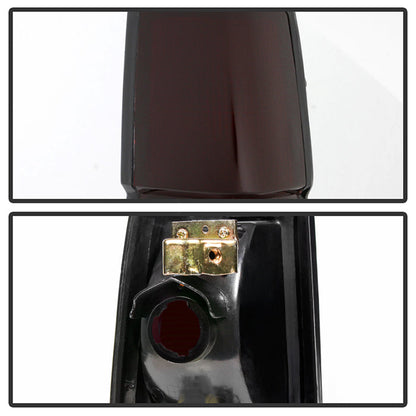 SPYDER 86-97 Nissan Hardbody Pickup OEM Tail Lights - Red Smoke 9047138
